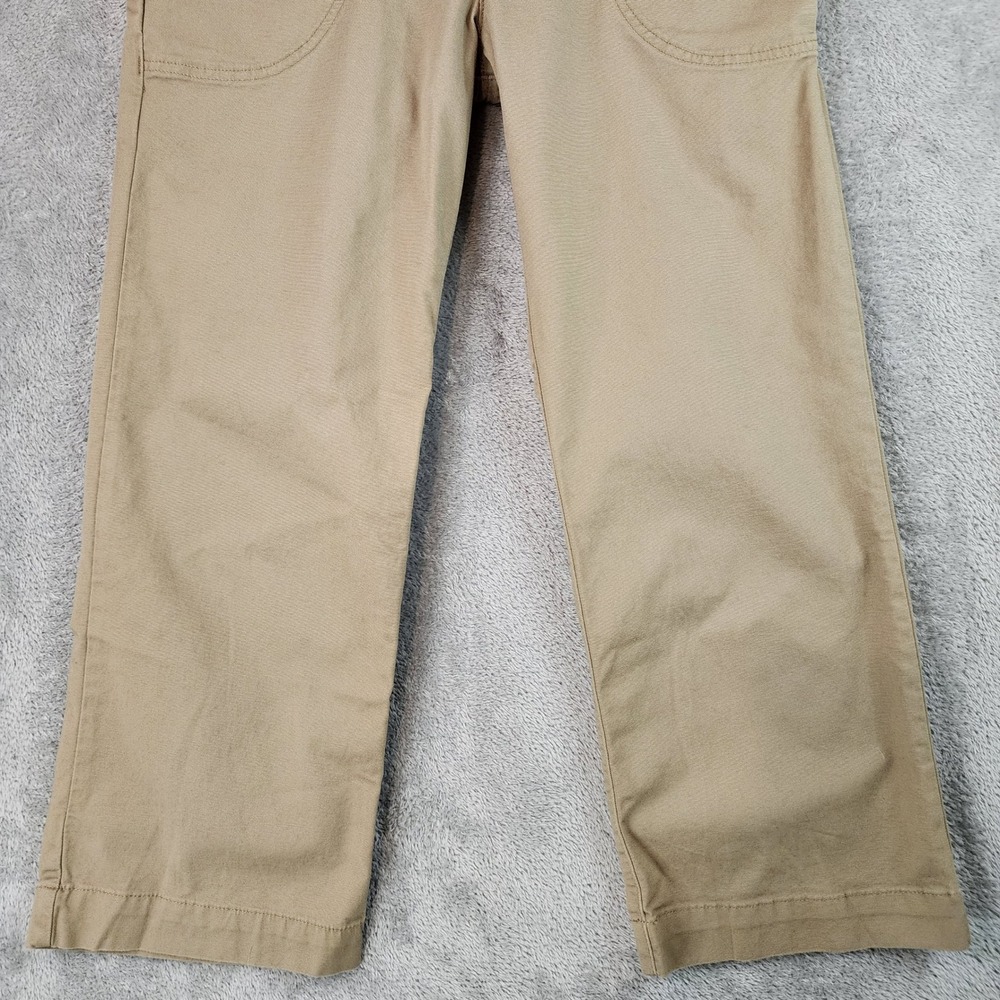 Patagonia Wide Leg Cord Pants Women Size 8 Khaki Utility Organic Cotton - Picture 8 of 13